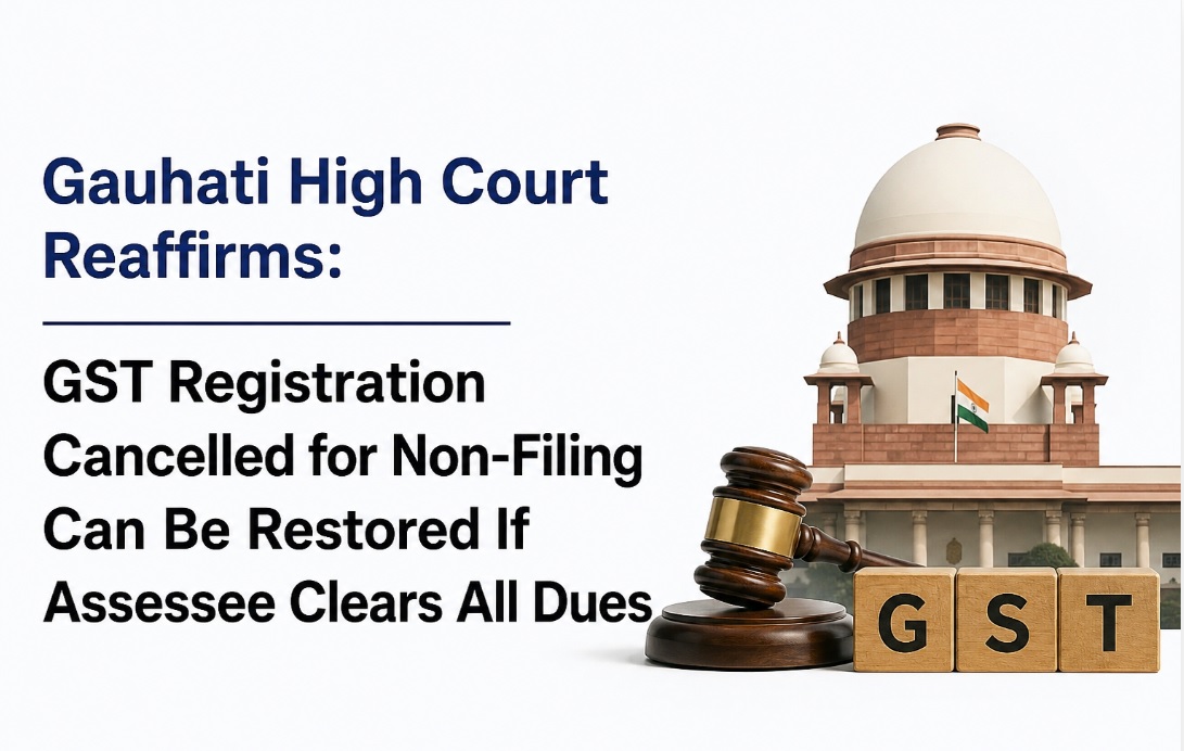 Gauhati High Court Reaffirms: GST Registration Cancelled for Non-Filing Can Be Restored If Assessee Clears All Dues